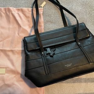 Black Leather Radley London Shoulder Bag